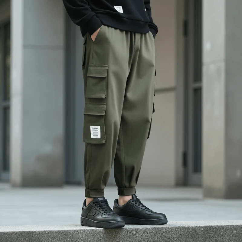 Pants Dark Streetwear