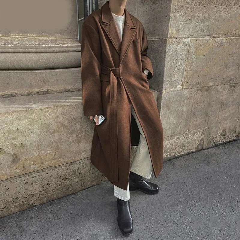 Manteau Long Homme Laine