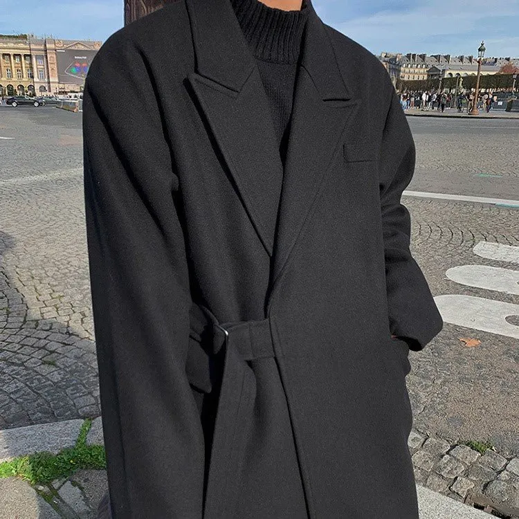 Manteau Long Homme Laine
