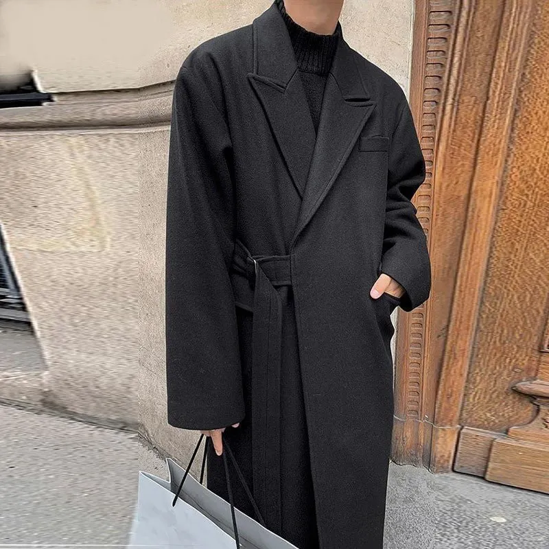 Manteau Long Homme Laine