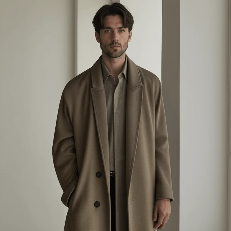Manteau Long Homme