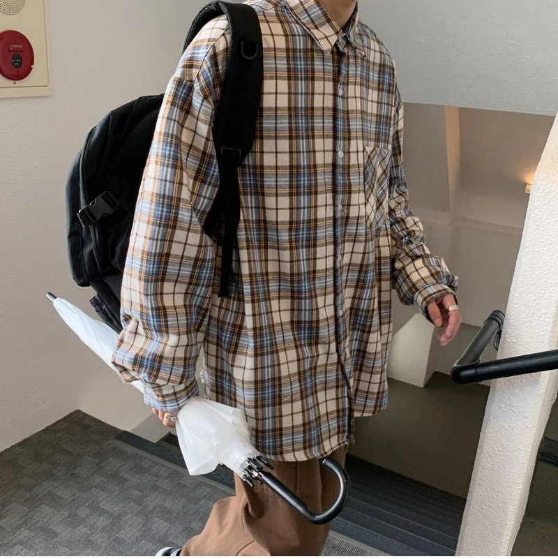 Chemise à Carreau Homme