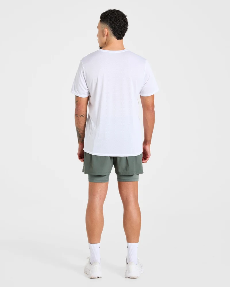 Signature 2 in 1 Shorts - Deep Olive