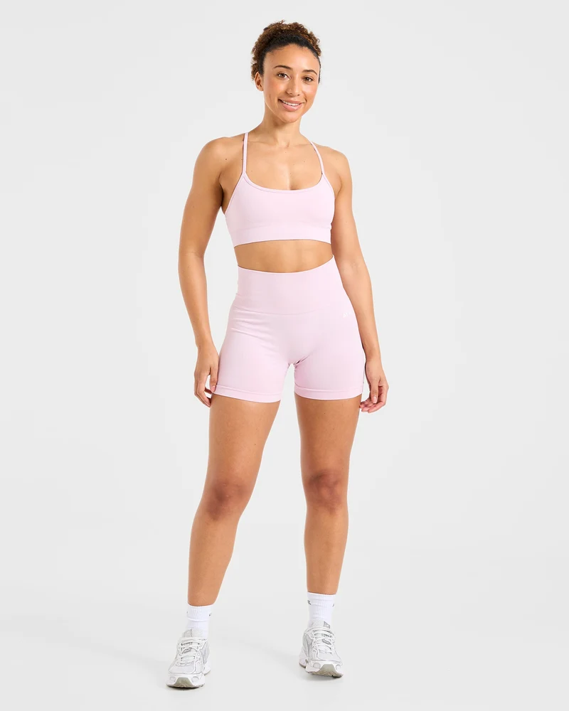 Empower Seamless Shorts - Iced Rose