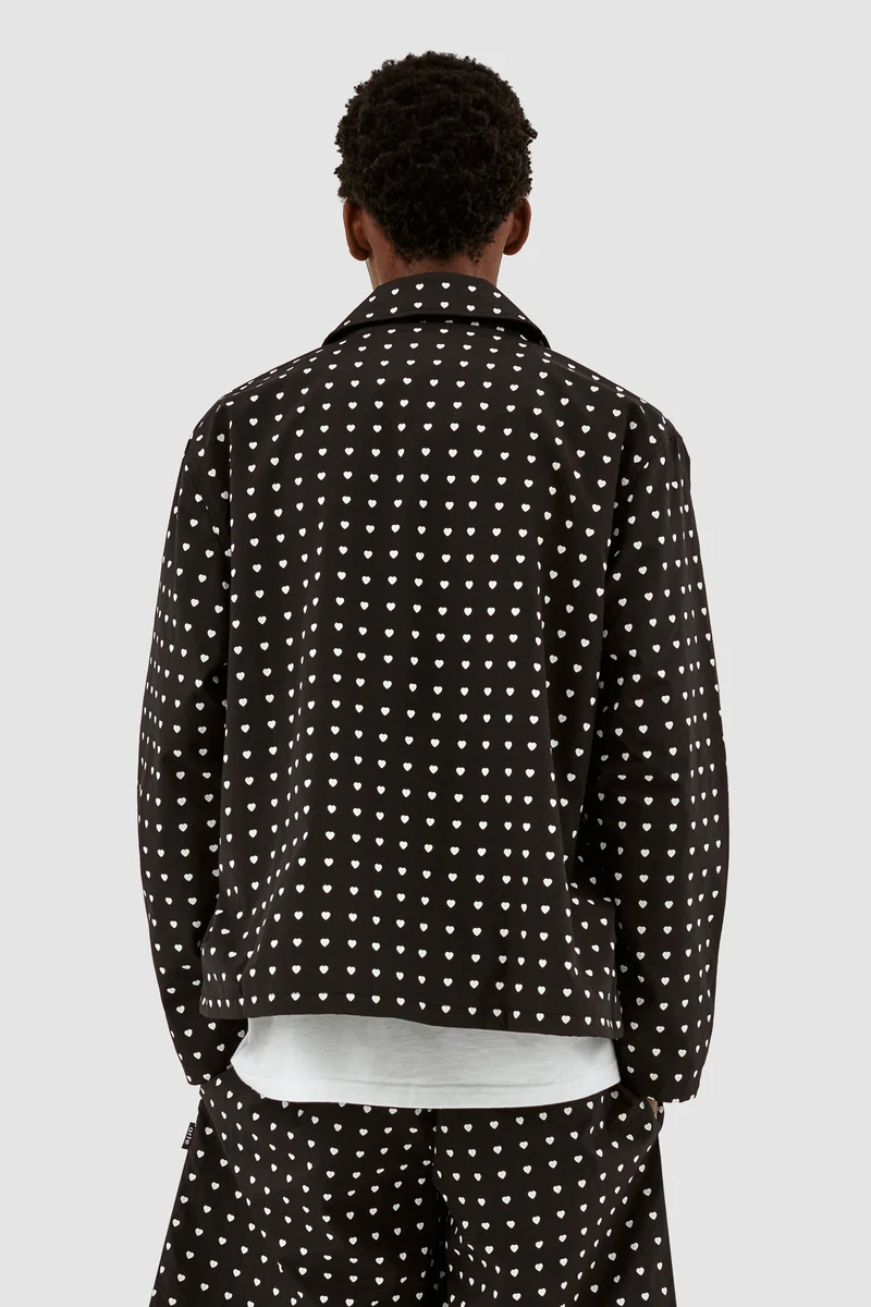 Veste Jules Heart - Noir/Blanc