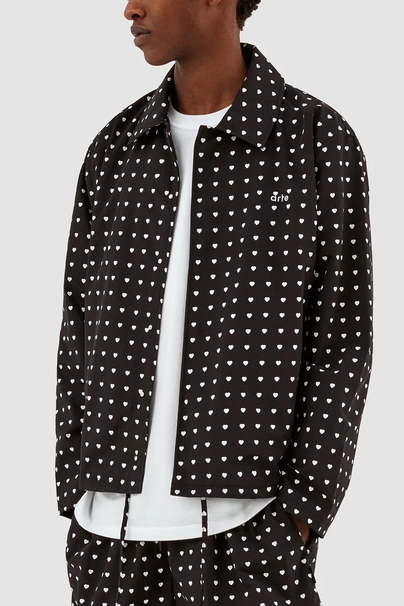 Veste Jules Heart - Noir/Blanc
