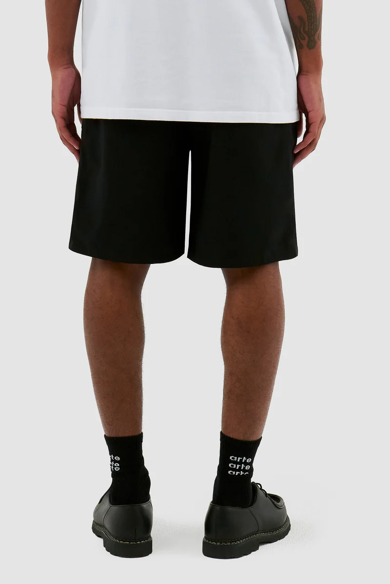 Short à logo Samuel - Noir