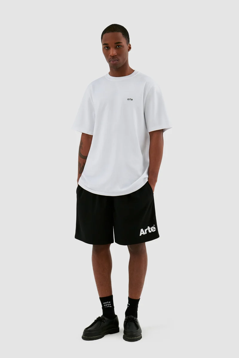 Short à logo Samuel - Noir