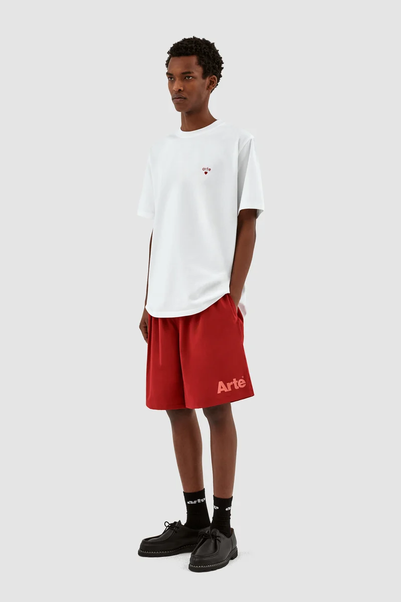 Short à logo Samuel - Bordeaux