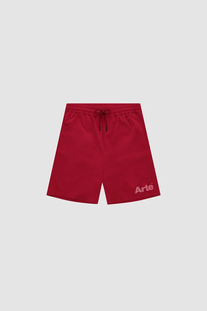 Short à logo Samuel - Bordeaux