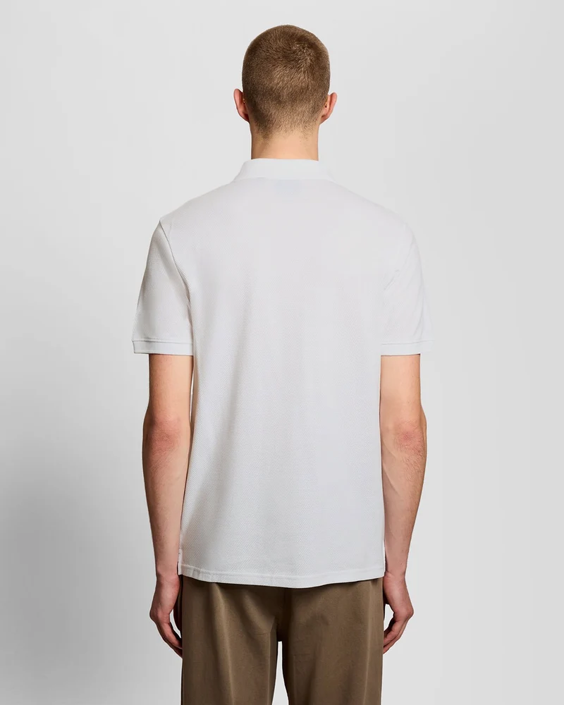 Textured Jacquard Polo Shirt