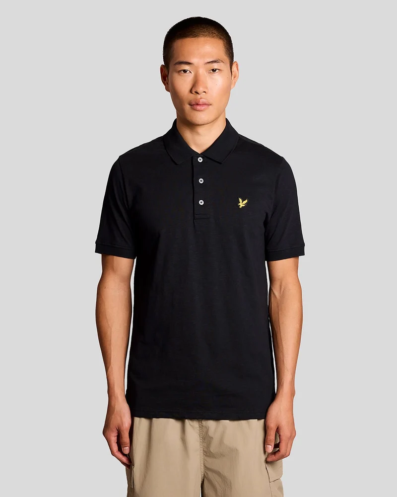 Fine Cotton Slub Polo Shirt