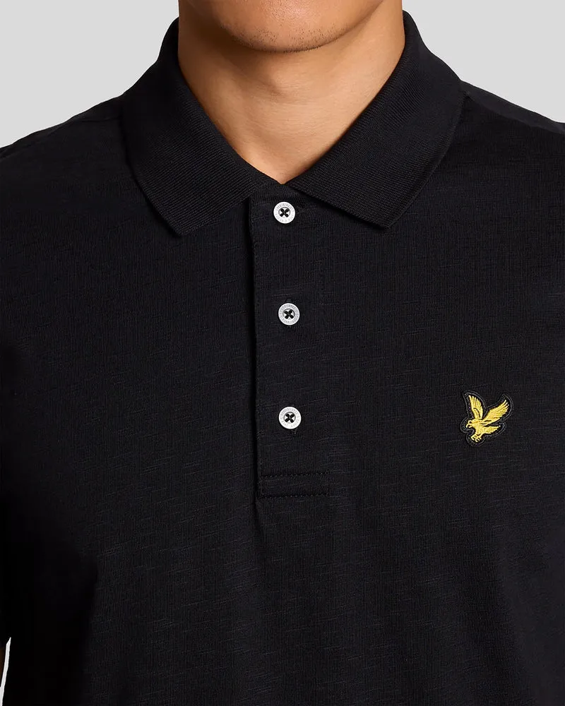 Fine Cotton Slub Polo Shirt