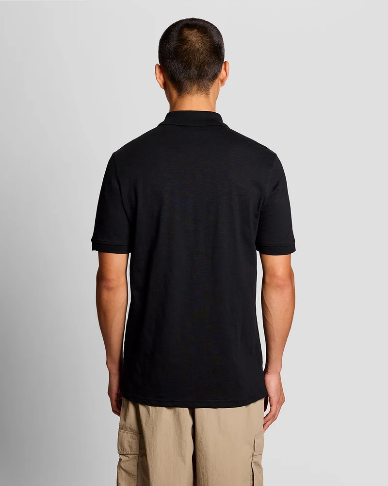 Fine Cotton Slub Polo Shirt