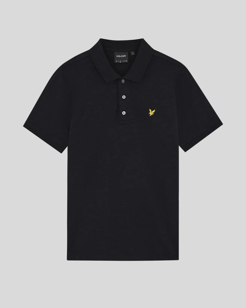 Fine Cotton Slub Polo Shirt