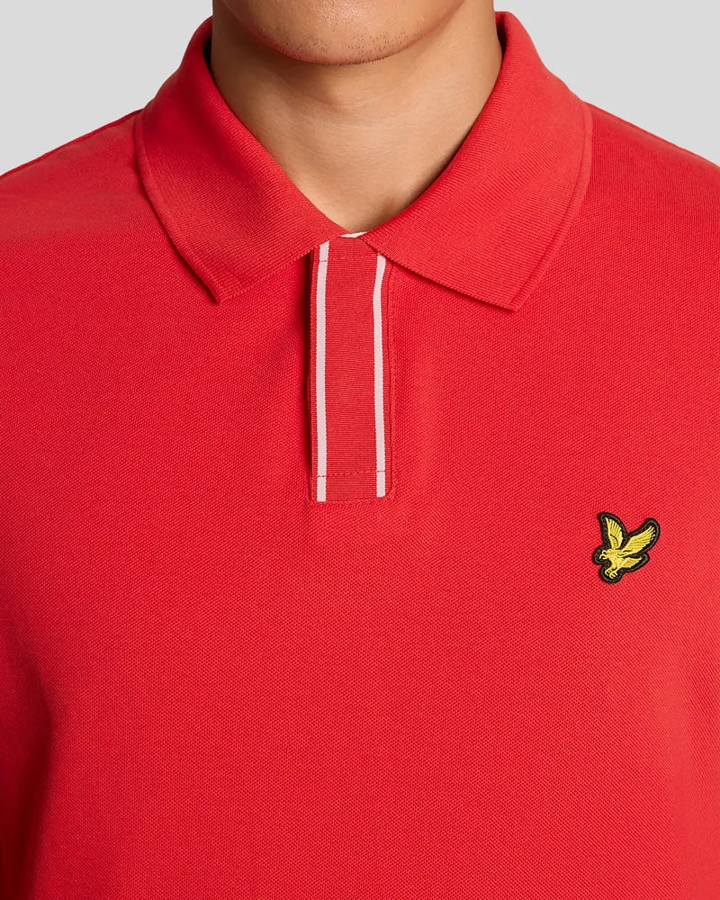 Placket Tipped Polo Shirt