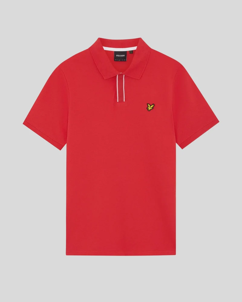 Placket Tipped Polo Shirt