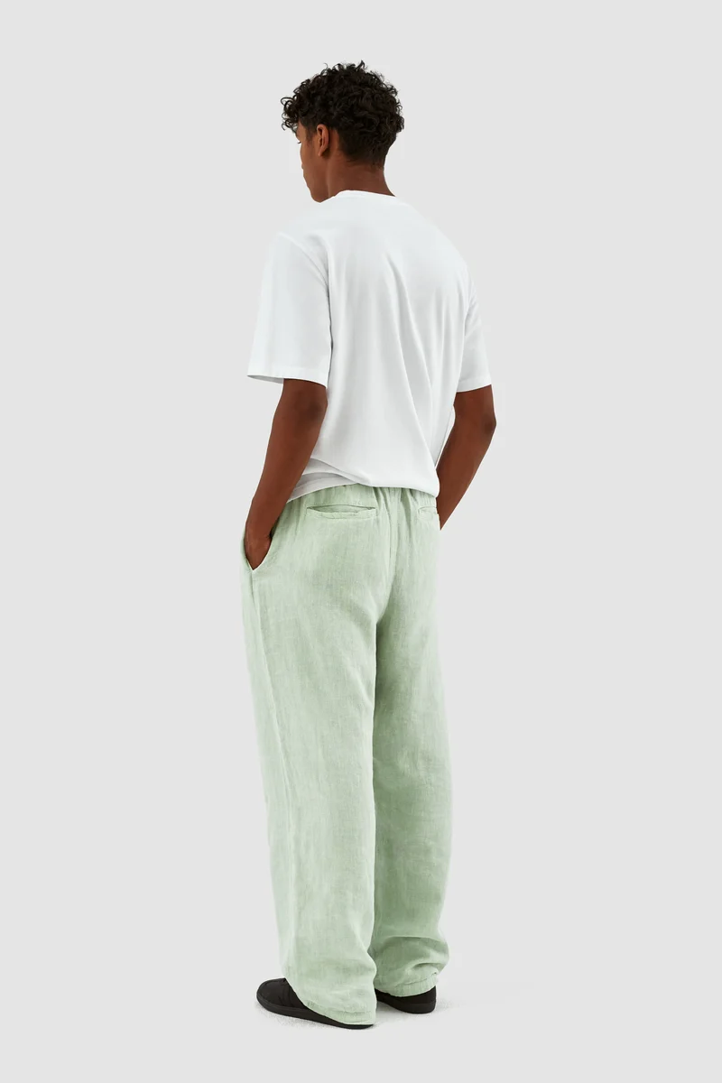 Pantalon Jan Linnen - Vert