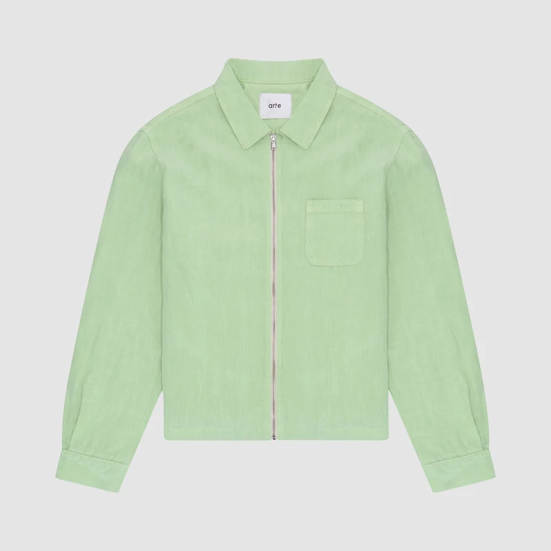 Veste Jan Linnen - Vert