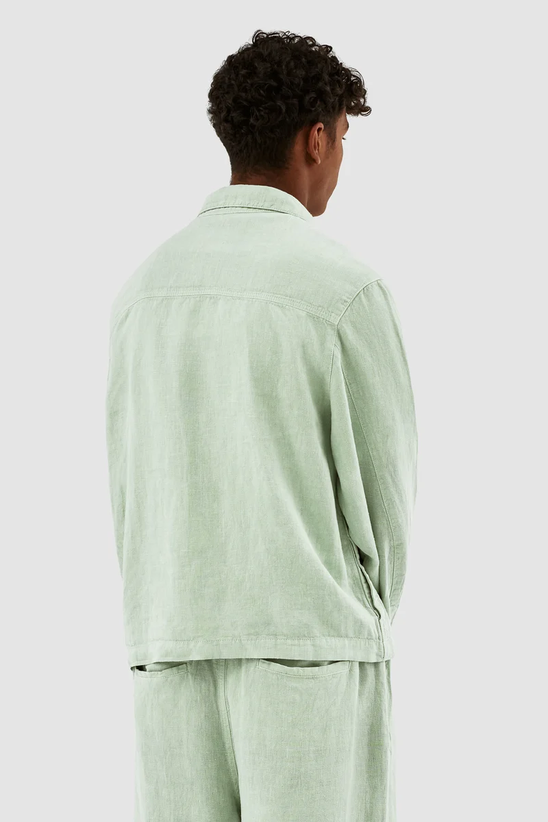 Veste Jan Linnen - Vert