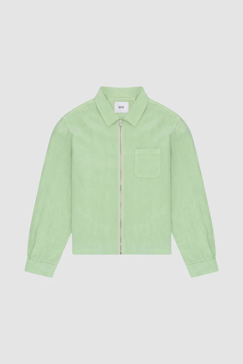 Veste Jan Linnen - Vert