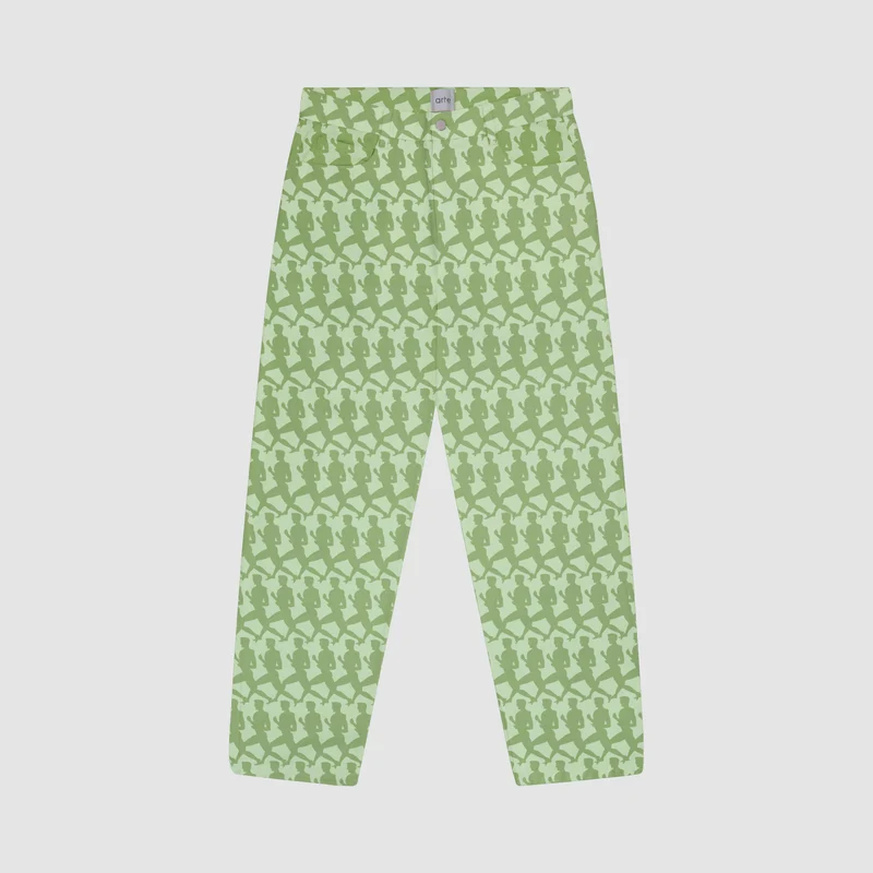 Pantalon Jones Allover - Vert