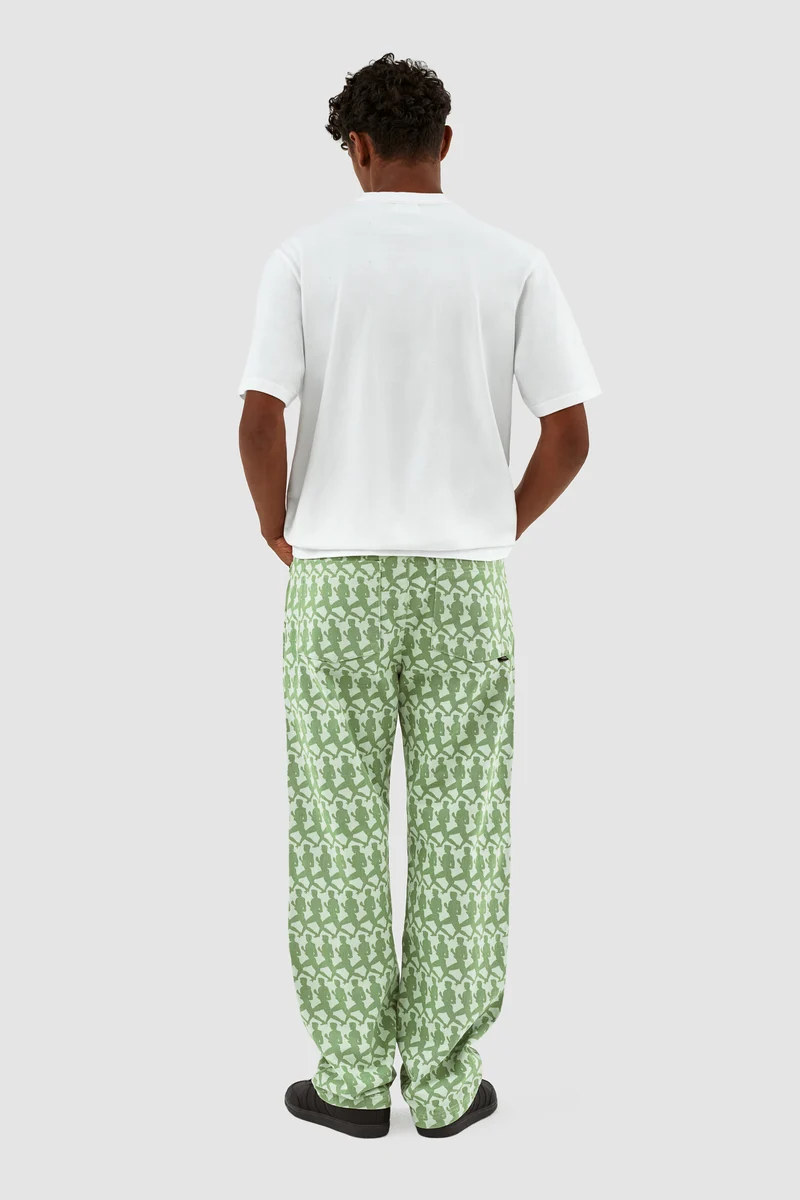 Pantalon Jones Allover - Vert
