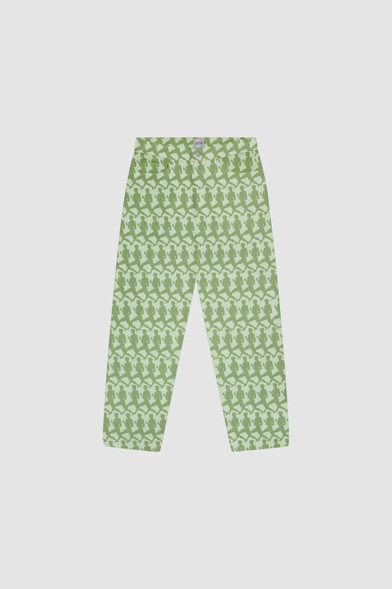 Pantalon Jones Allover - Vert