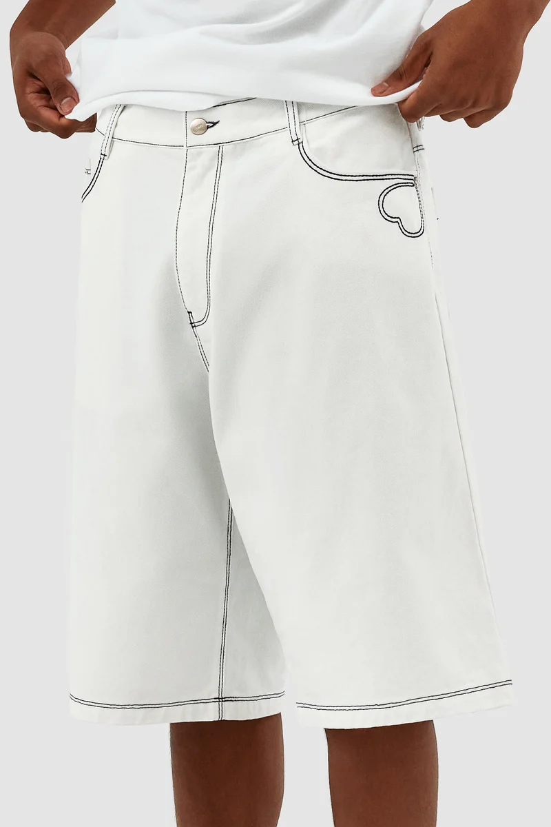 Silvain Heart Detail - Blanc
