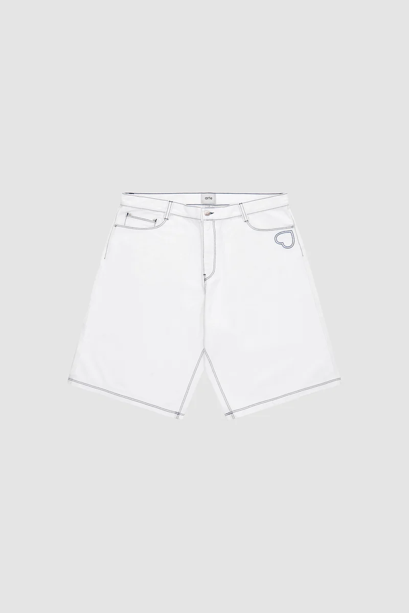 Silvain Heart Detail - Blanc