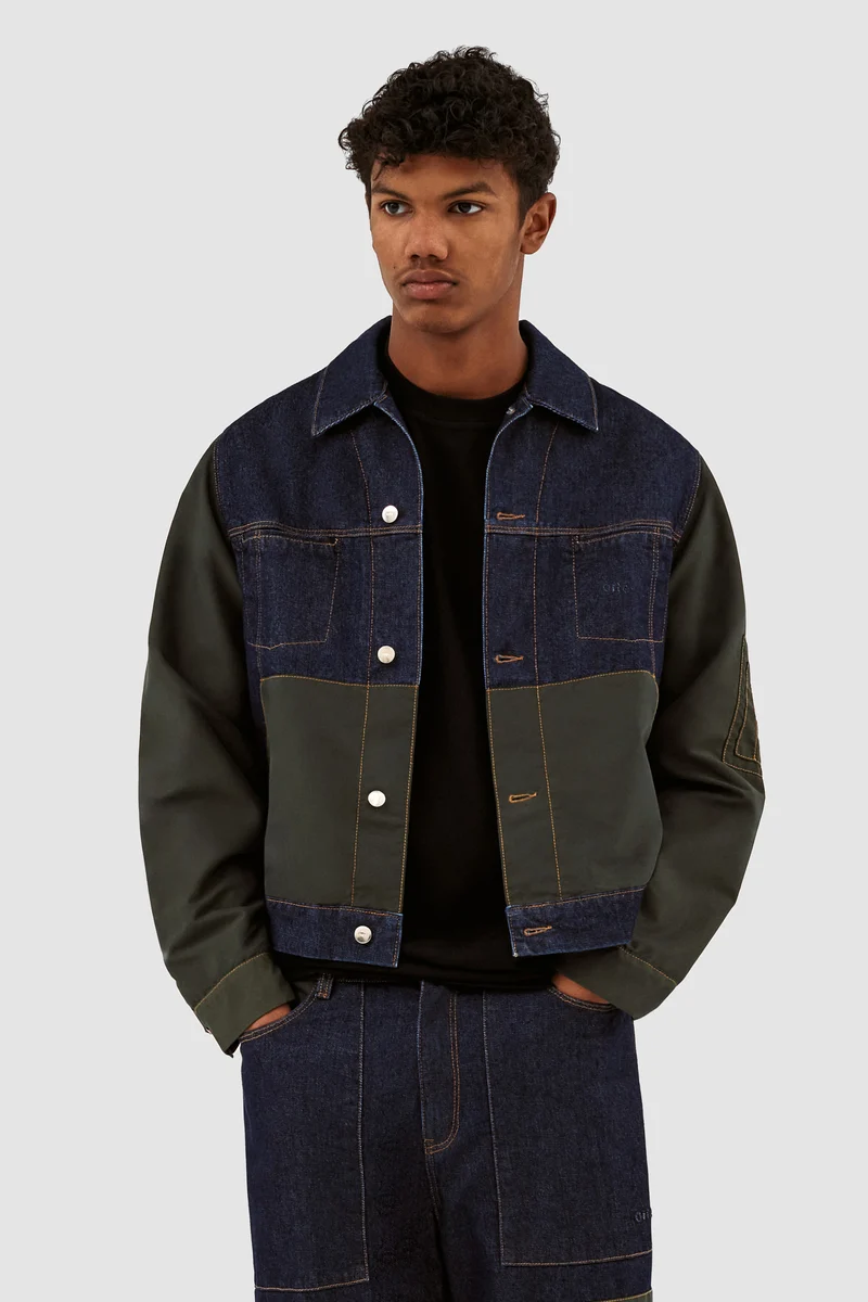 Veste Jones Multi - Denim/Vert