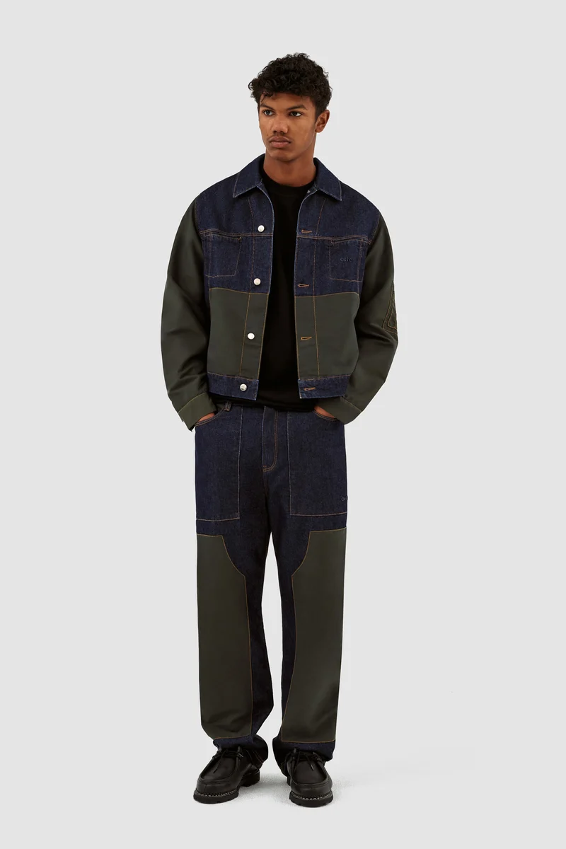 Veste Jones Multi - Denim/Vert
