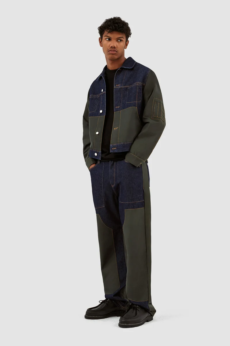 Veste Jones Multi - Denim/Vert
