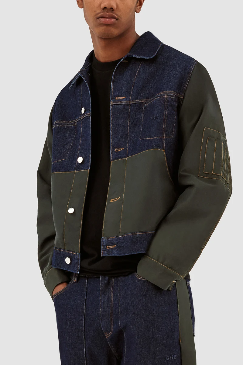 Veste Jones Multi - Denim/Vert