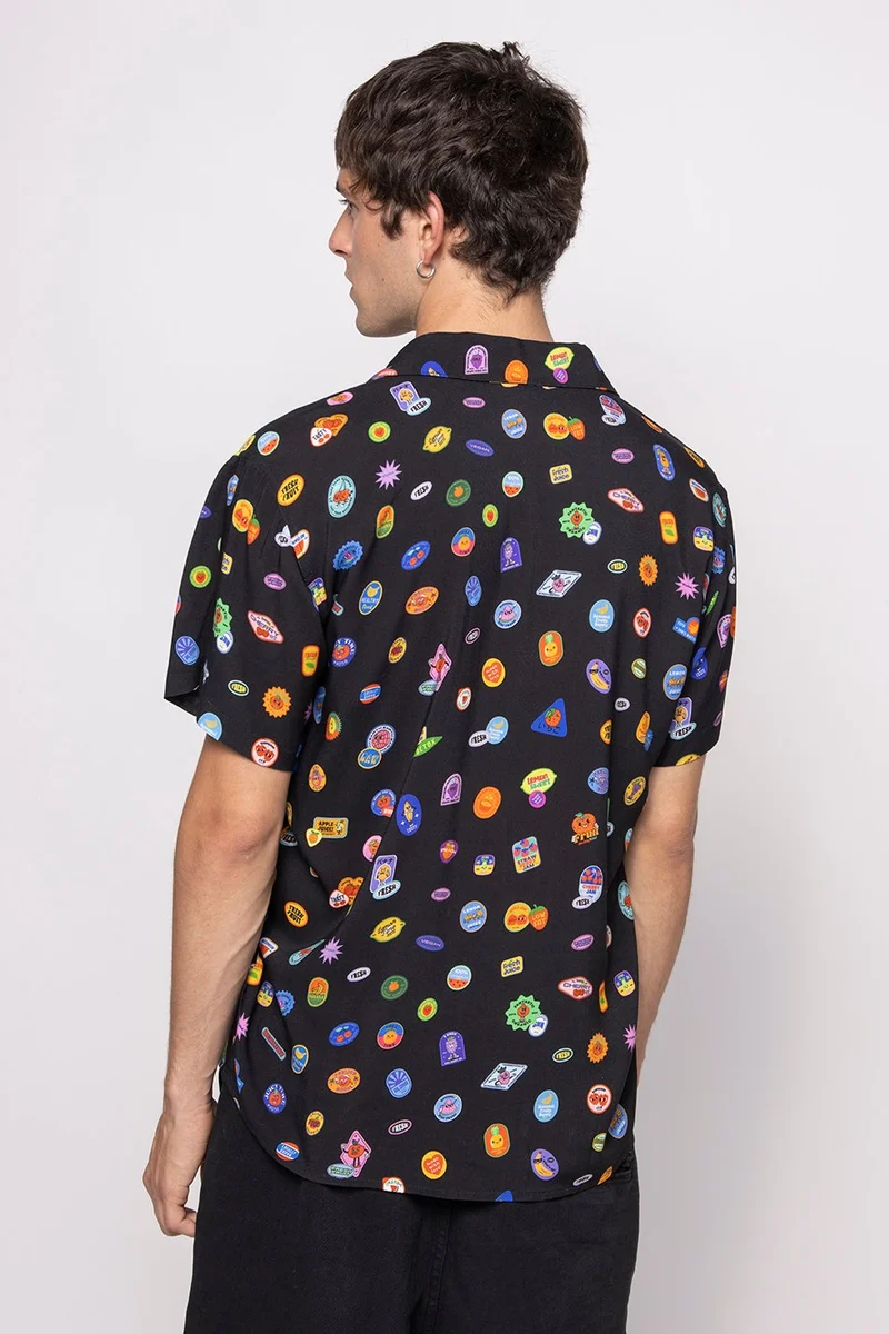 Small Fruit Stickers Shirt