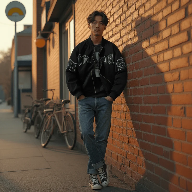 Veste Baseball Vintage