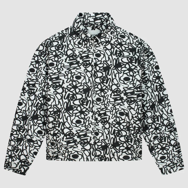 Veste Allover Flowers - Blanc