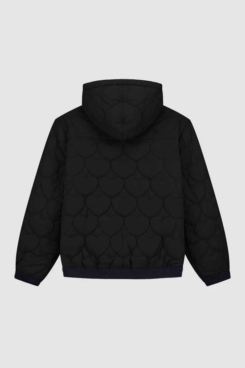 Veste à capuche réversible - Marine