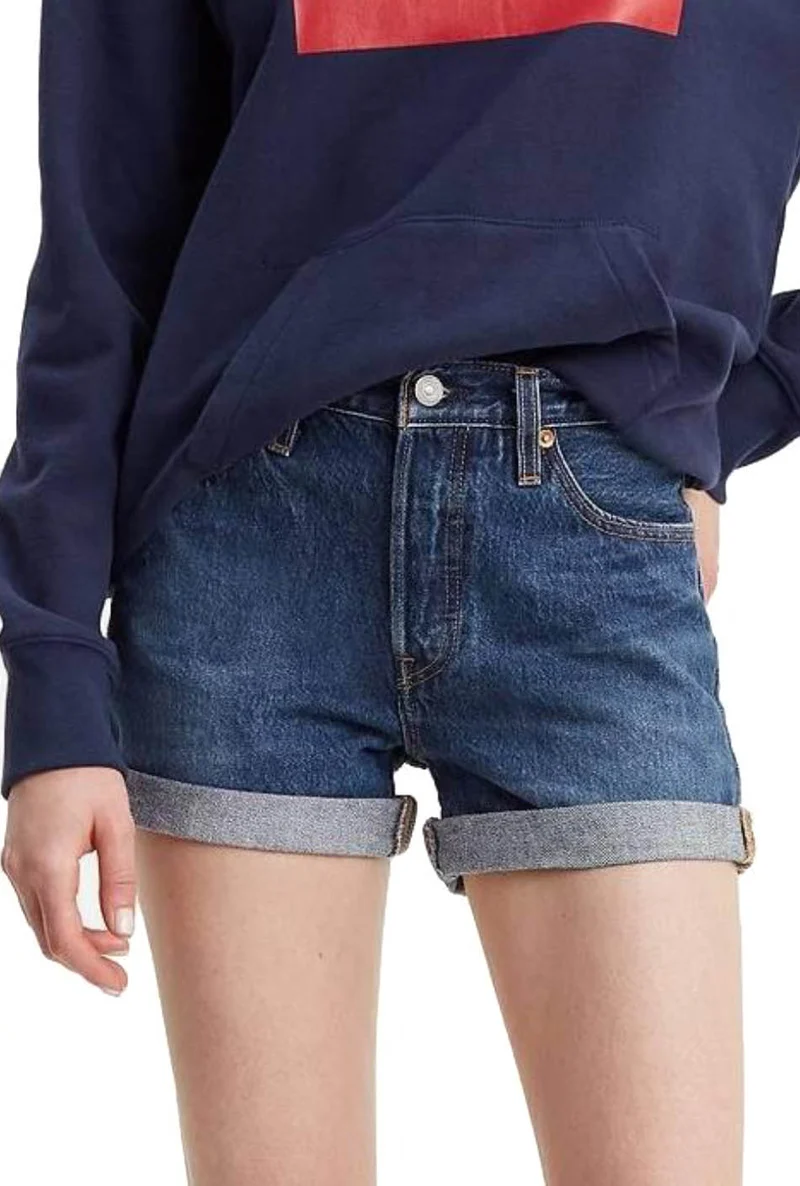 Levi's bleu denim Long short