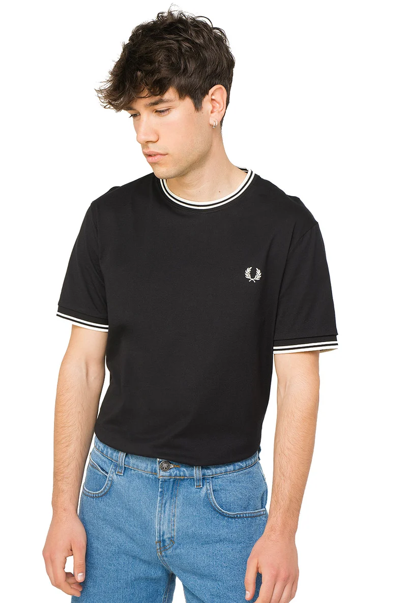 T-shirt Fred Perry Noir