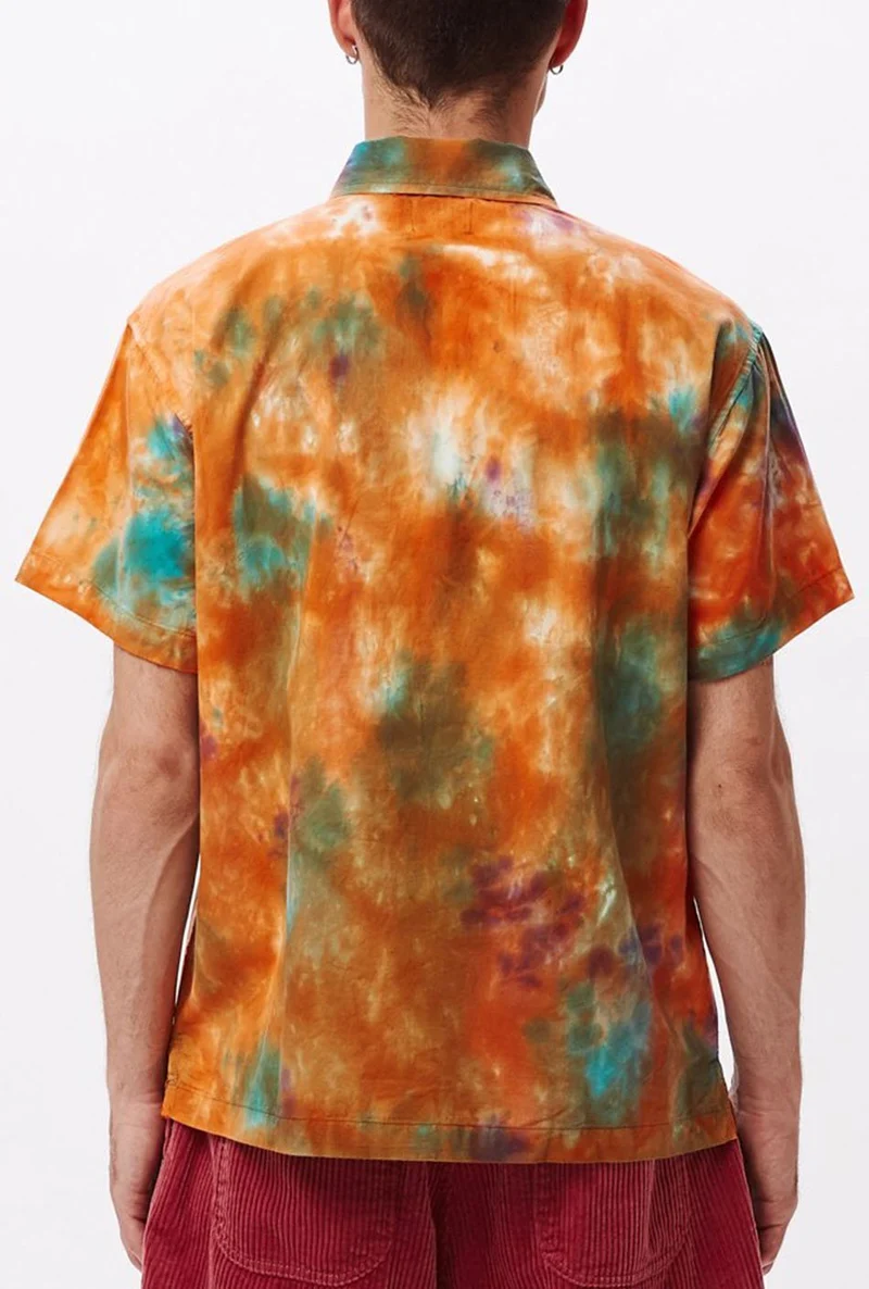 Chemise Obey Drops Orange Multi