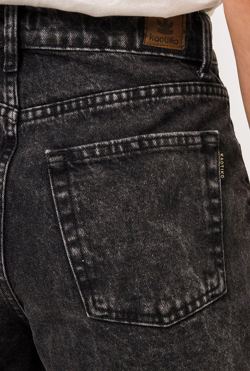 Short Rétro Wash Black
