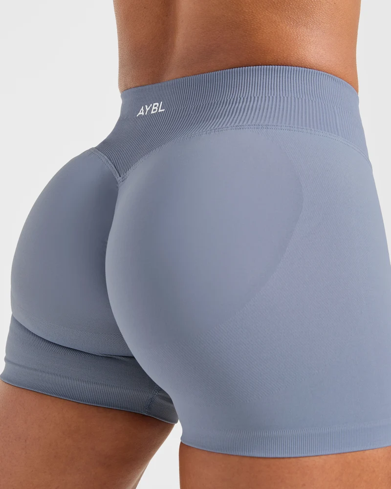 Enhance Seamless Shorts | 3.5" - Slate Bleu