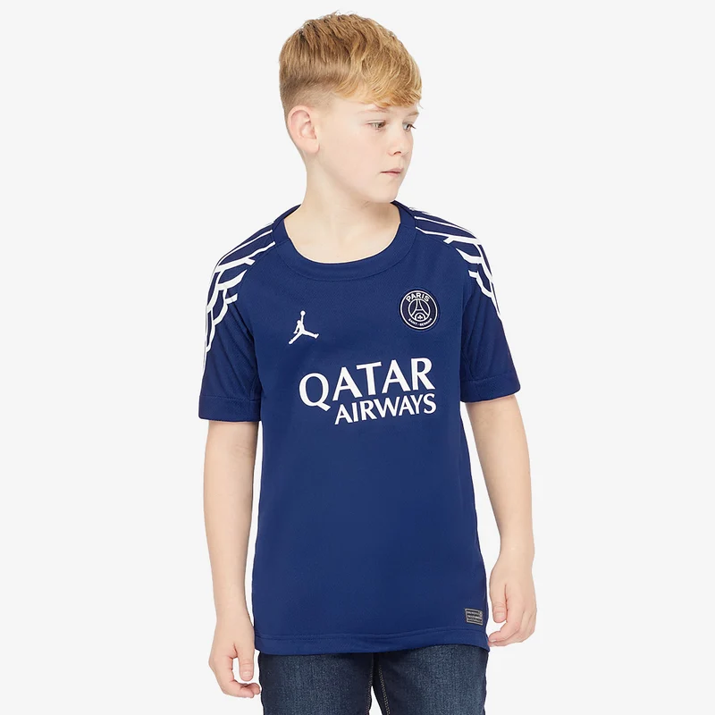 Maillot Fourth Jordan x Paris Saint-Germain 24/25 Dri-FIT Stadium MC pour Enfant