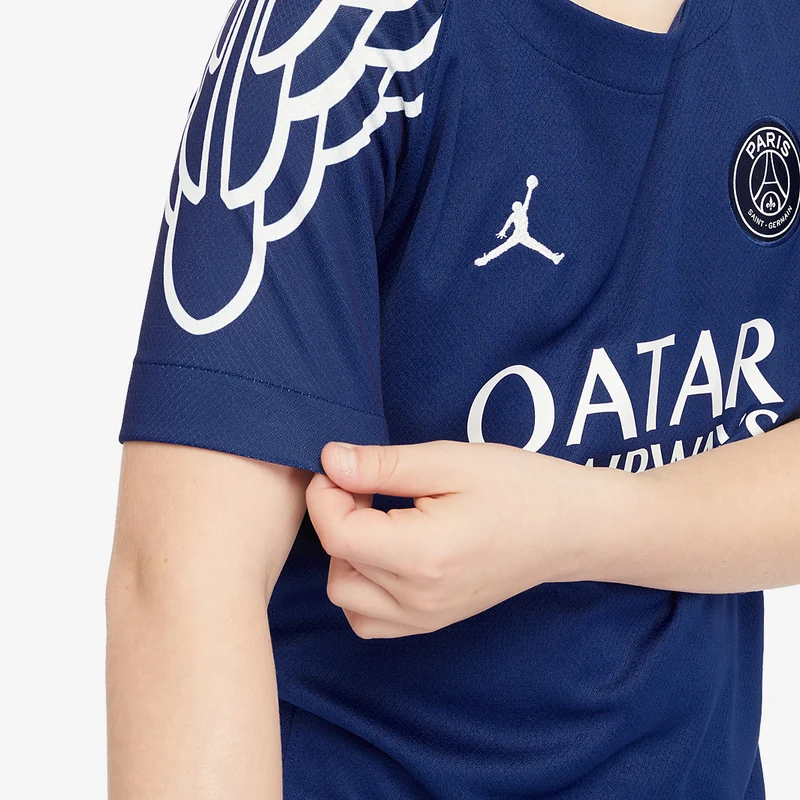 Maillot Fourth Jordan x Paris Saint-Germain 24/25 Dri-FIT Stadium MC pour Enfant