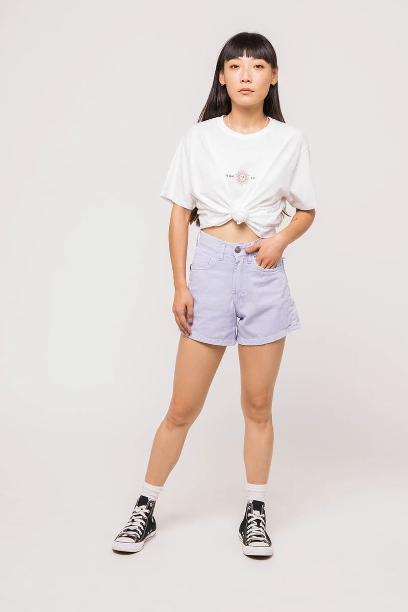 Short Mauve Rétro
