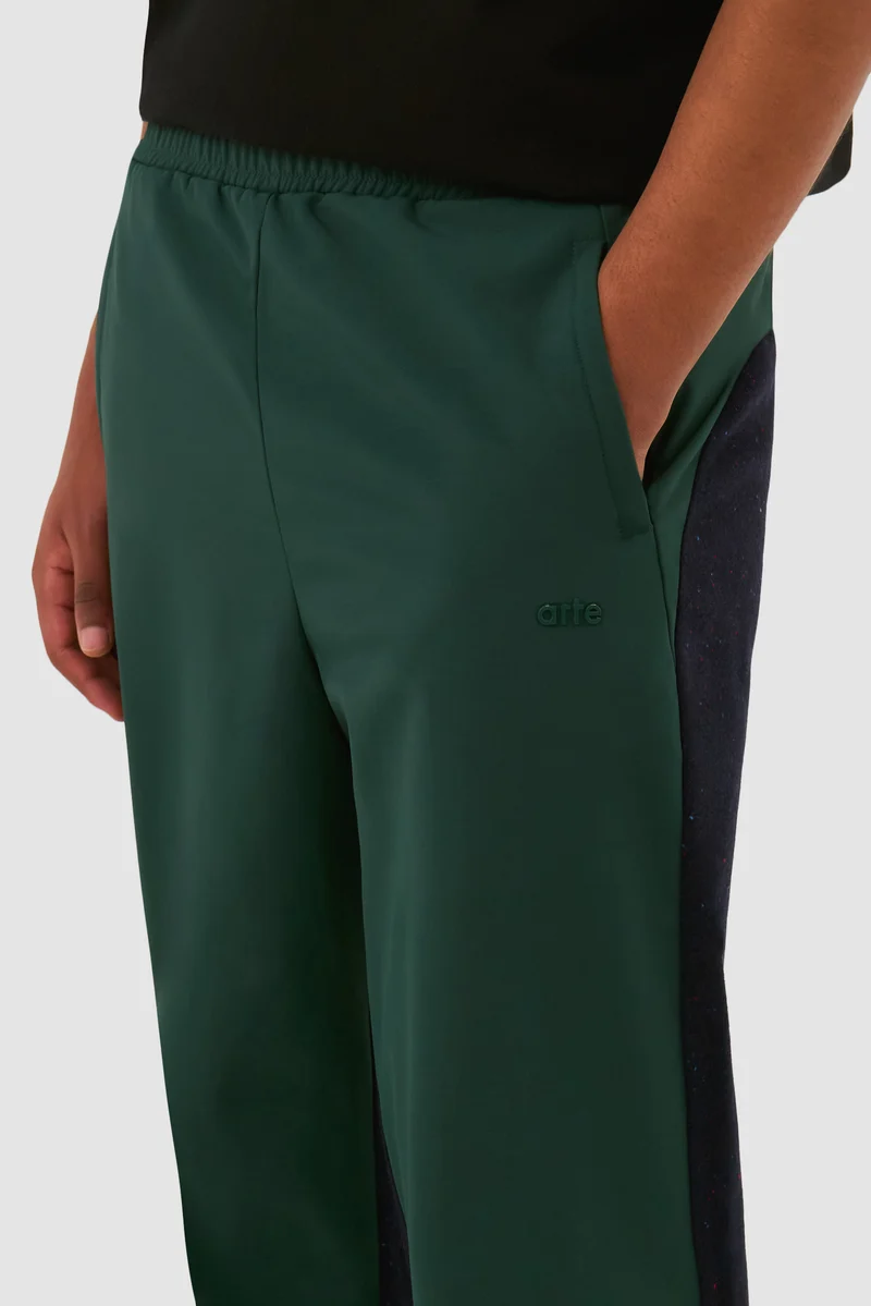 Pantalon technique en laine - Vert