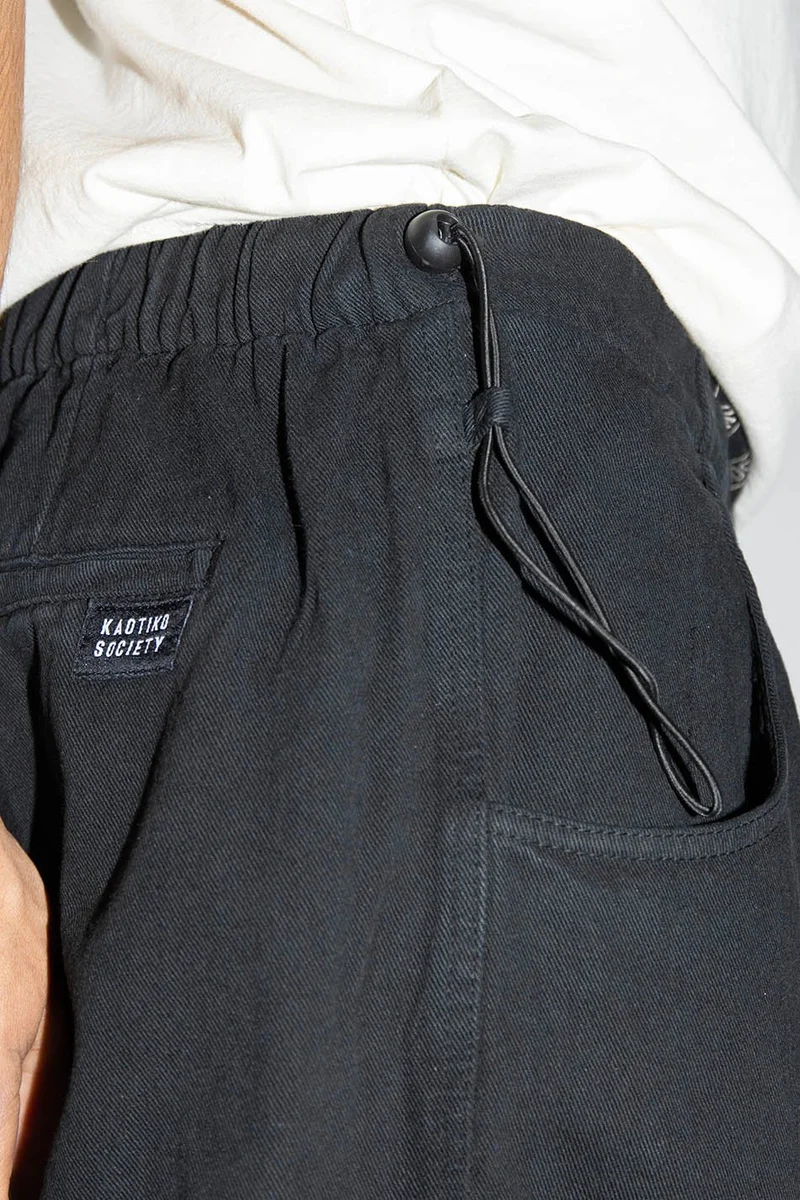 Pantalon Parachute Black