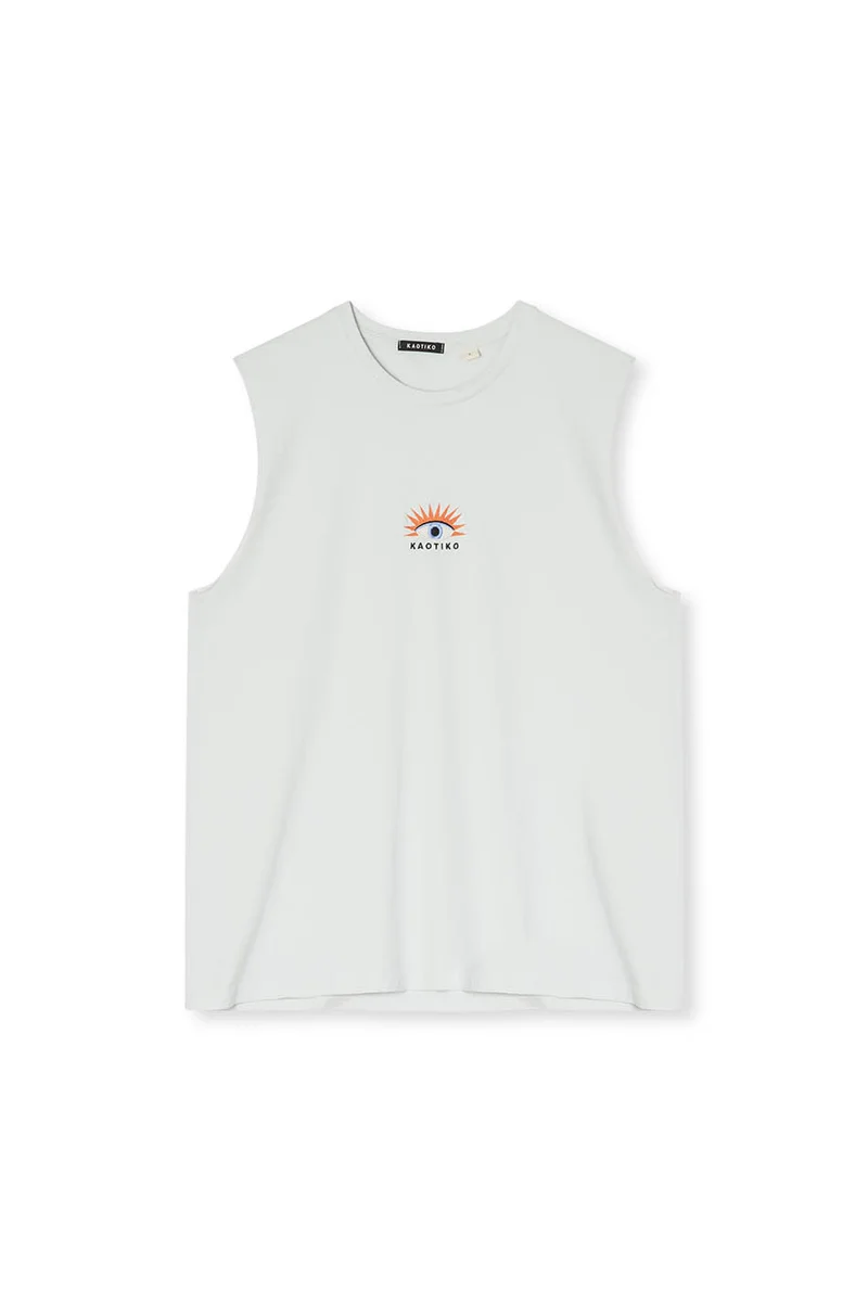 Débardeur Tank Top Washed Eye Cemento