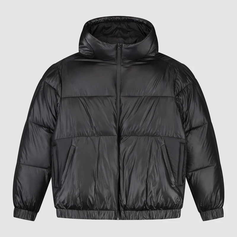 Veste polaire brillante - Noir